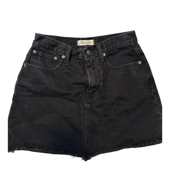 Madewell Dresses & Skirts - MADEWELL Black Denim Skirt Size 25